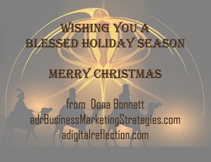 Hope you have an awesome and blessed Christmas Holiday with family and friends – Merry Christmas 2014 from adr Business & Marketing Strategies!